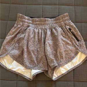 Lululemon Athletica Heathered Gray Athletic Shorts